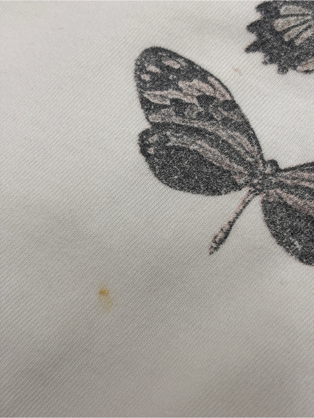 O’Neill | Butterfly Graphic Tee | White Cotton Short Sleeve Top | Size Small - Picture 5 of 6